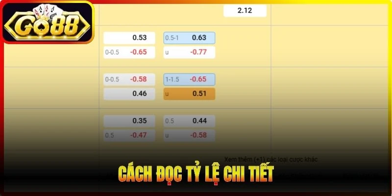 Cách đọc tỷ lệ chi tiết