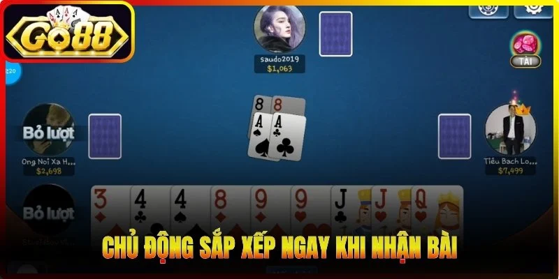 Chủ động sắp xếp ngay khi nhận bài