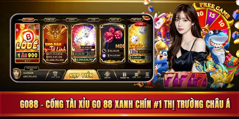 GO88 cổng tài xỉu GO 88 xanh chín #1 thị trường Châu Á