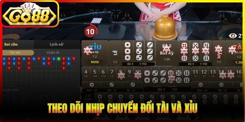 Theo dõi nhịp chuyển đổi Tài và Xỉu
