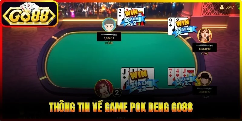 Thông tin về game Pok Deng Go88