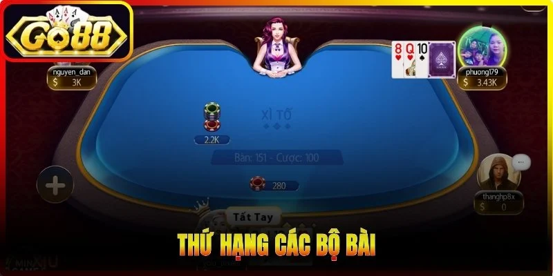 Thứ hạng các bộ bài