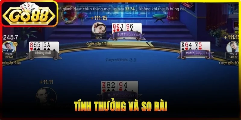 Tính thưởng và so bài